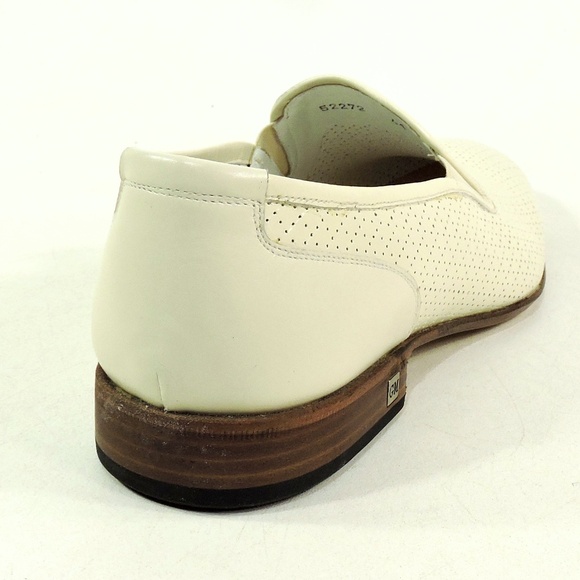 GOODMAN ?? MEN\'S OFF-WHITE SOFT LEATHER COMFORT SUMMER LOAFERS